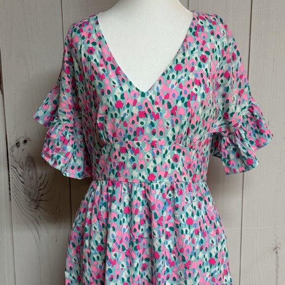 Lilly Pulitzer Blaire Stretch Dress 4 Hottie Dottie Multi EUC - Picture 3 of 11